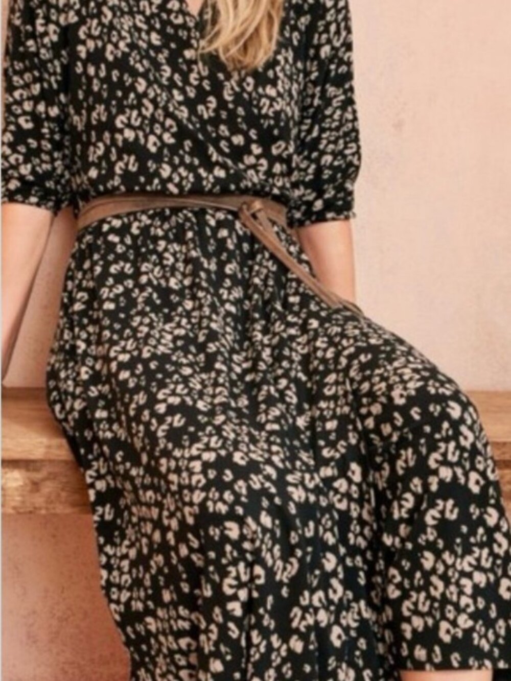 Garnet Hill Knit Midi-Dress